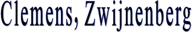 Clemens, Zwijnenberg